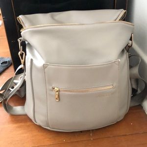 Grey Fawn Design Diaper Bag